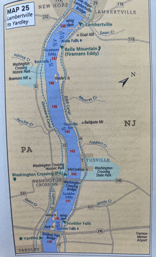 Lambertville to Yardley
